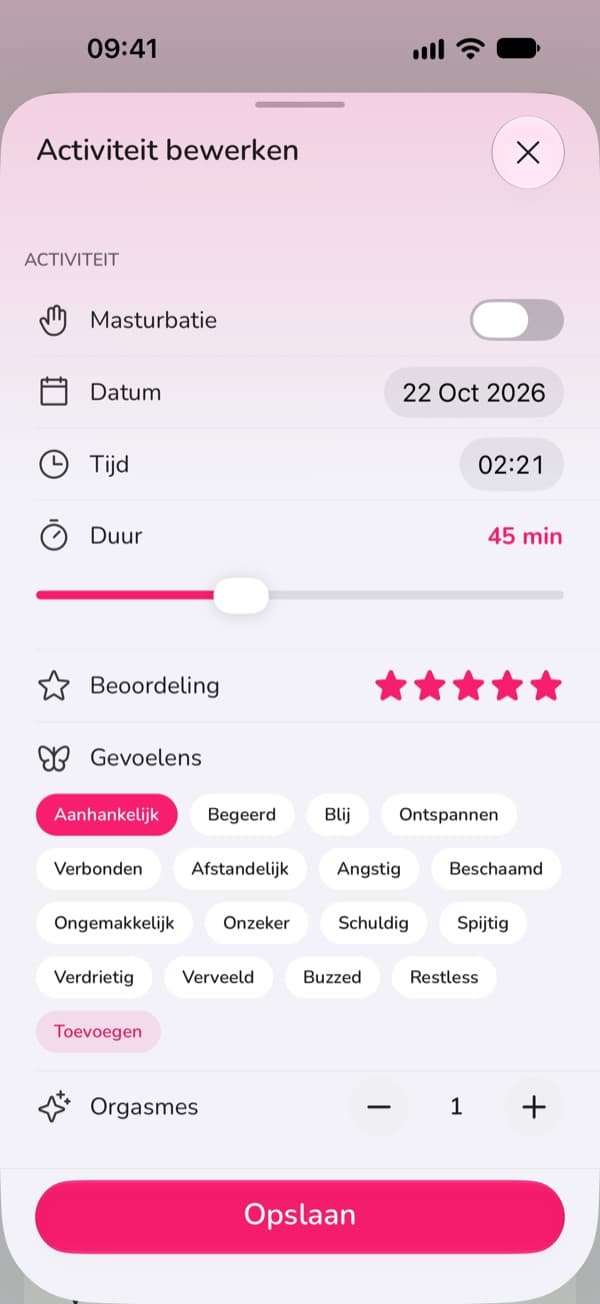 Een nieuwe ontmoeting vastleggen in LoveLust